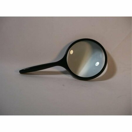 SUPERJOCK 4 in. Glass Lens Magnifier, Black SU2653495